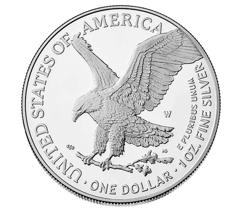 2025 (W) American Silver Eagle 1 oz Silver Coin  (First Day of Issue) $1