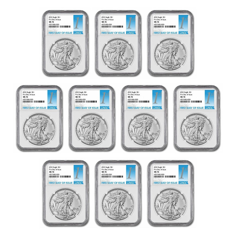 2025 (W) American Silver Eagle 1 oz Silver Coin  (First Day of Issue) $1